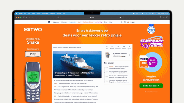 Simyo - Flashback feestje preview